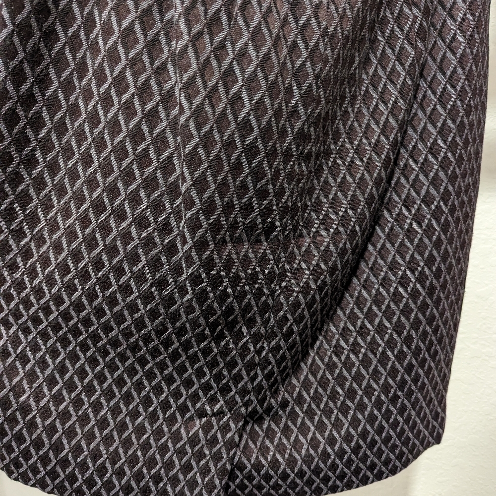 Purple argyle pencil skirt from the loft